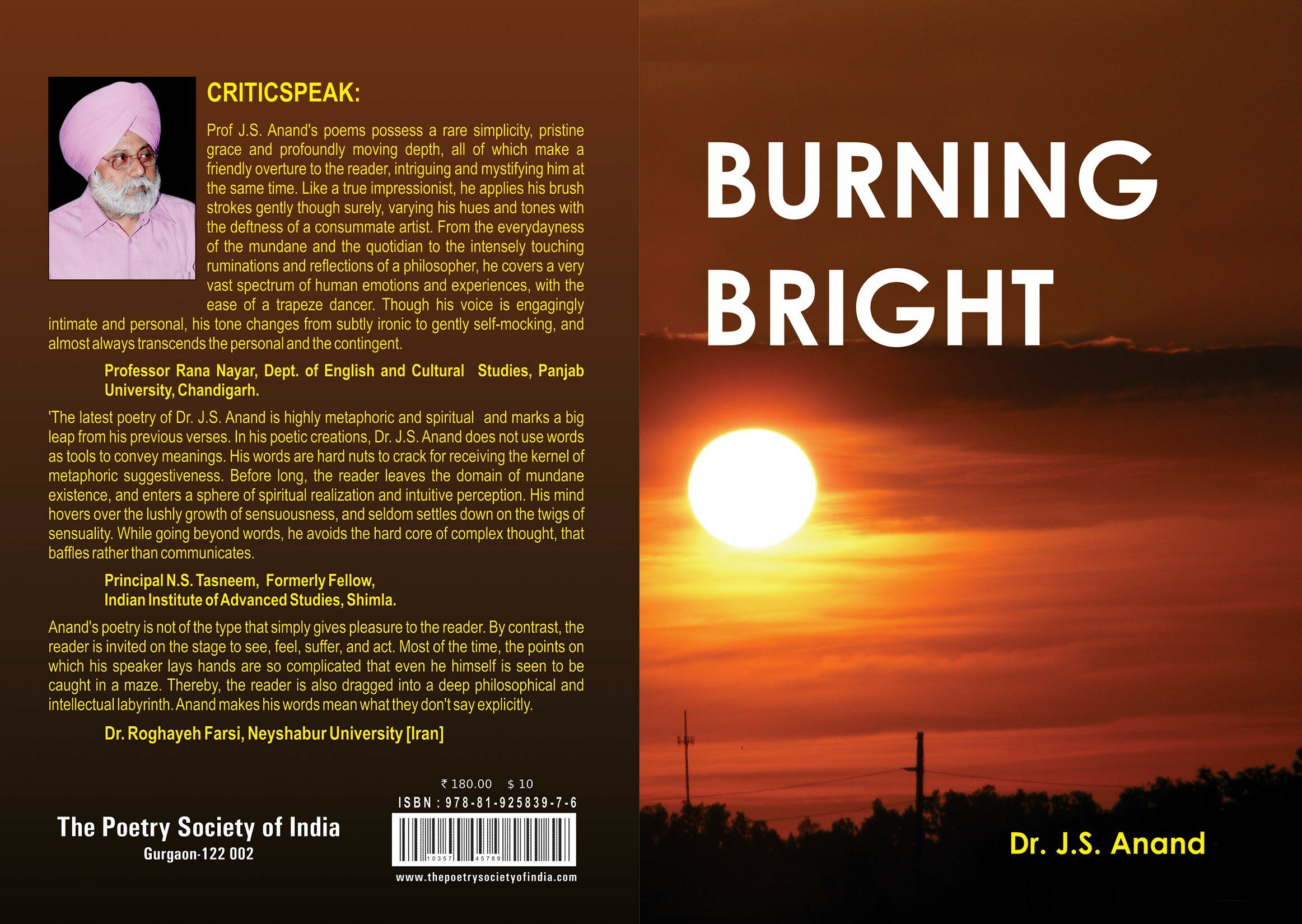 Burning Bright (Poems)